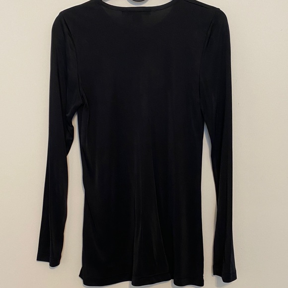Club monaco black button blouse small preloved - Picture 2 of 3